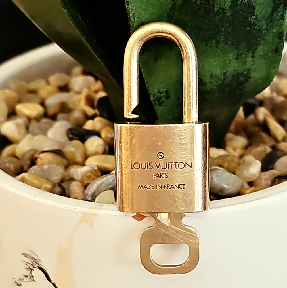 Authentic Gold Louis  Vuitton  Padlock with Key - Picture 2 of 8